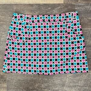 NVO blue and pink athletic golf skirt skort size 4 B156